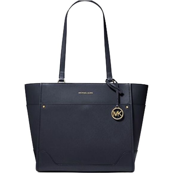 Michael Kors Hamilton NWT bag Navy with original dust bag - Picture 1 of 12